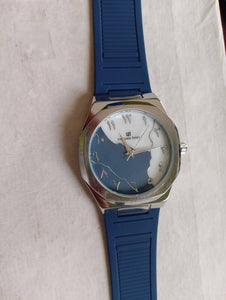 Arabic Black Aura Leather Watch