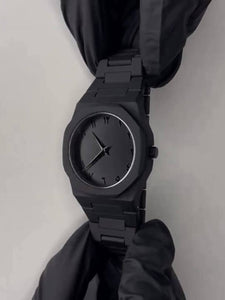 Arabic black Aura Watch in Fiber
